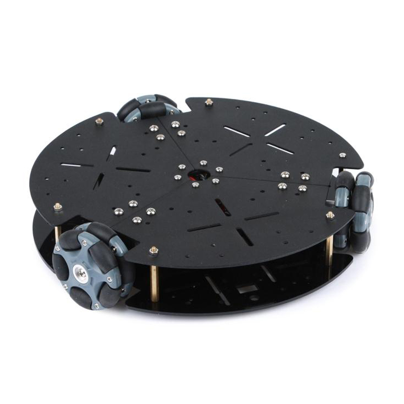 Omni Wheel - 5KG耐荷重 58mmオムニホイール ロボットカーシャーシキット モバイルロボット 12V DCホールエンコーダーモーター付き