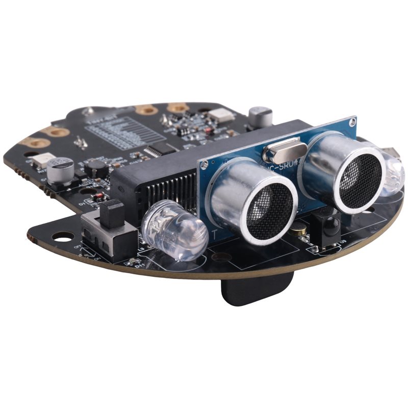 Microbit - B05C-3X ロボットプログラマブルロボットキット（BBC Microbit V2およびV1をベースにし、STEMコーディング教育用、充電式バッテリー付き）(A)