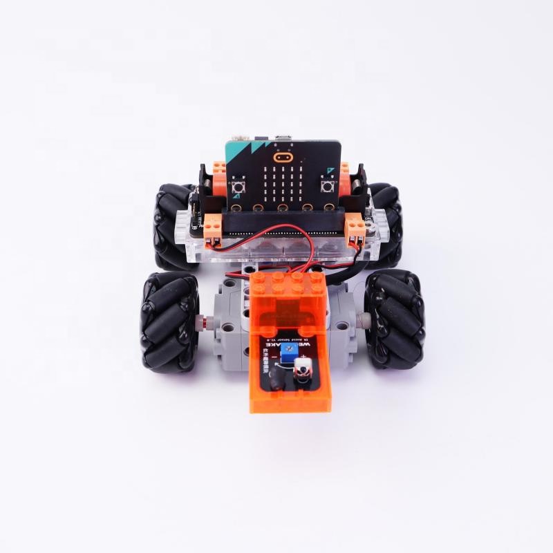 Microbit Robot - Weeebotメーカー製 4WDマイクロビットロボットカー プログラミングキット 学生教育用
