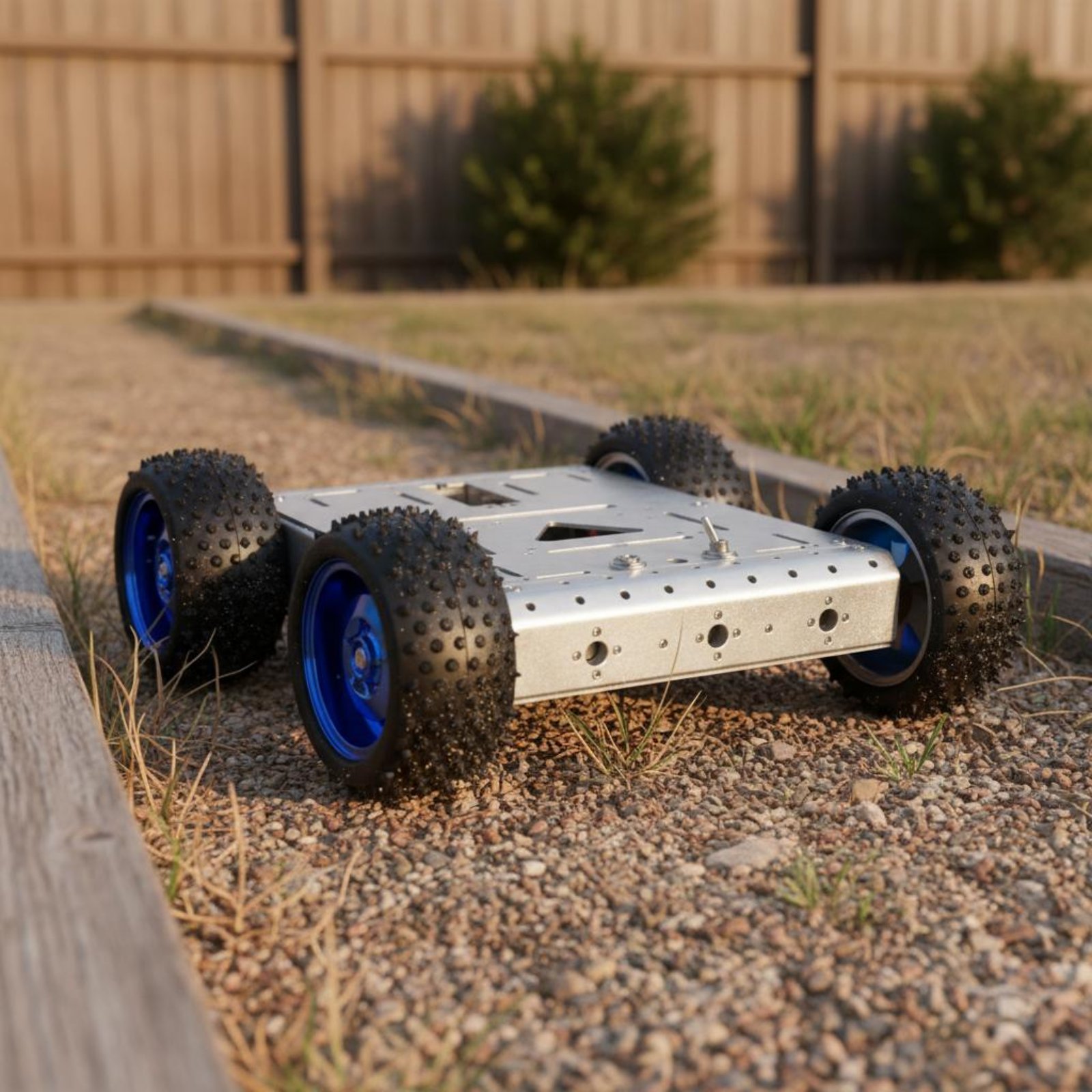 Robot Car Kit - 4WDスマートカーシャーシ 耐荷重1.5KG 4WDロボットカーシャーシ 四輪駆動ロボットベースキット 頑丈な構造