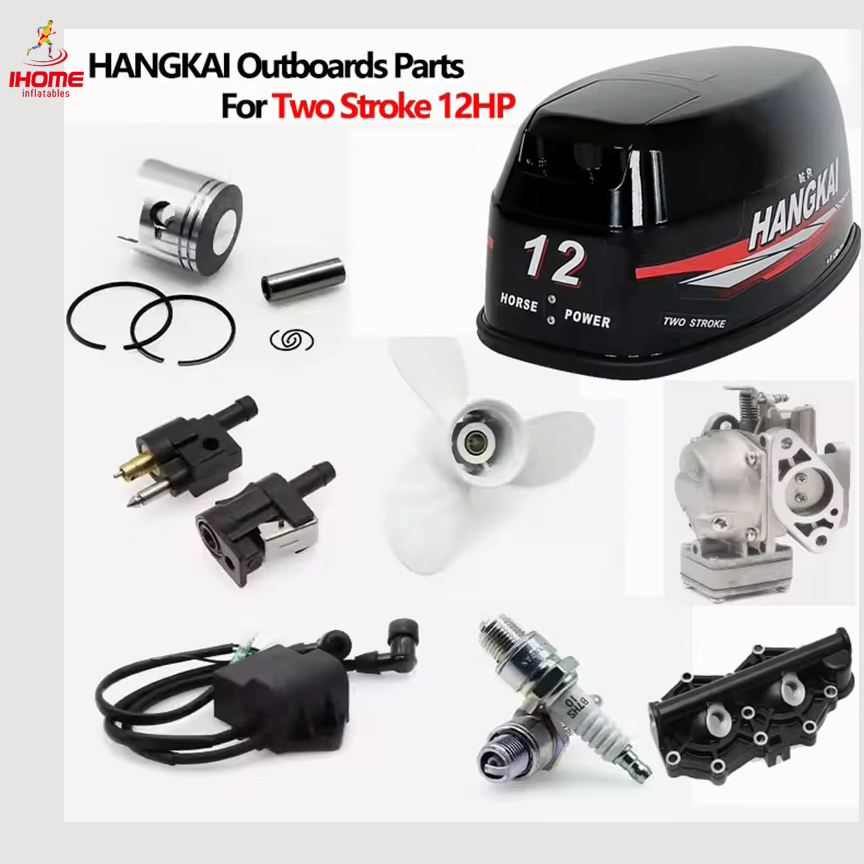 Geared Motor - 2ストローク12 hp、アウトボードアクセサリー、潜水艦エンジン、スロットルケーブル、プロペラスパークプラグギア用hangaki外機部品