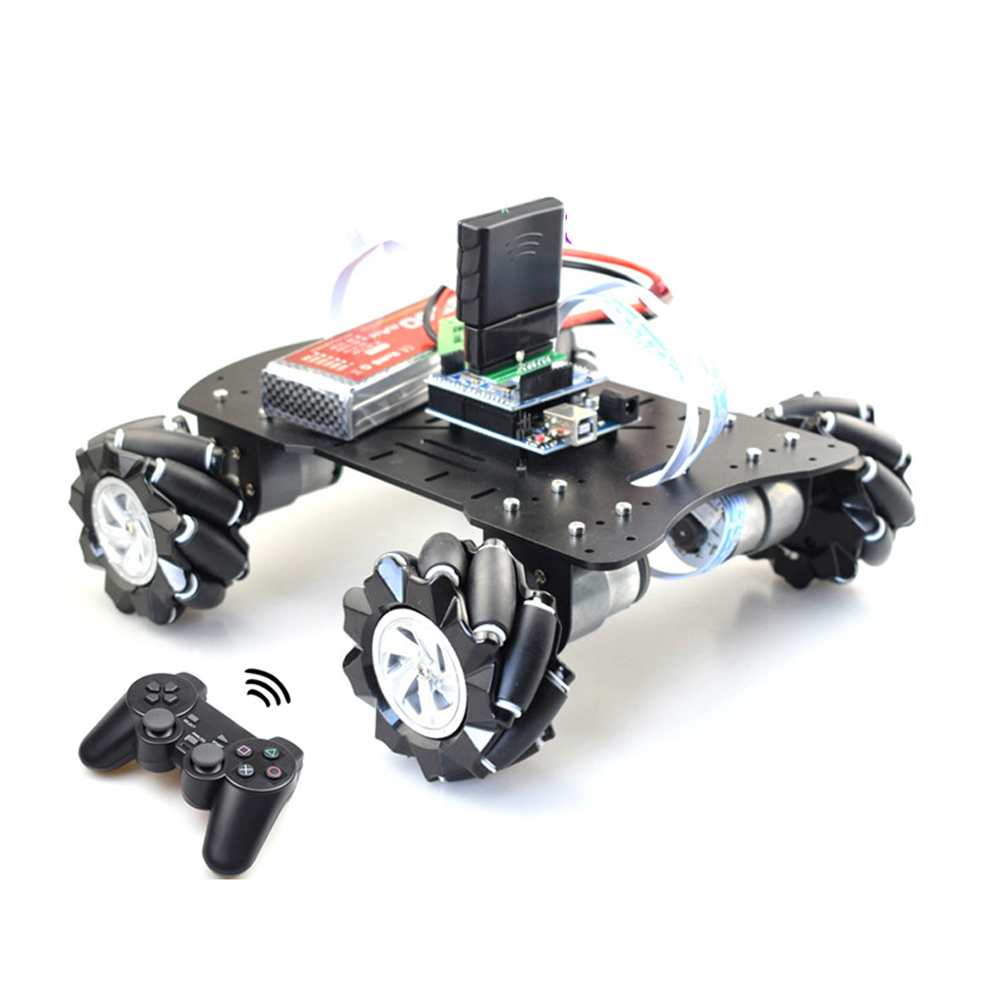 Omni Wheel - インテリジェントMecanumホイールロボットカー,arduino用全方向,ホールモーター,プロジェクトステム,15kgの負荷,12v,ps2 rc