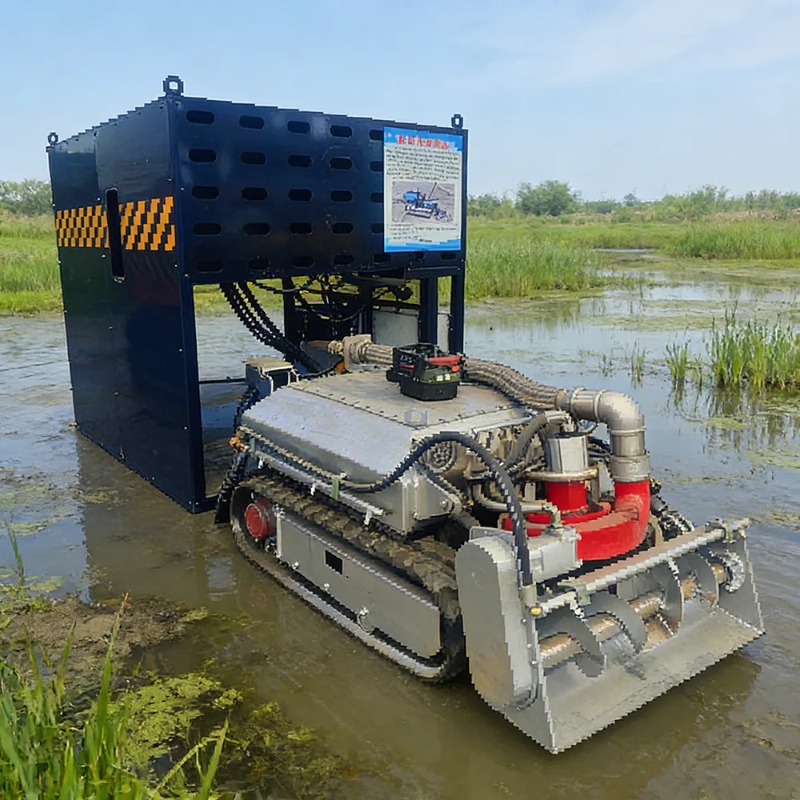 狭いスペース向けのコンパクトな水中浚渫ロボット用ゴムクローラ - Tracked Robot Chassis のレビューと価格