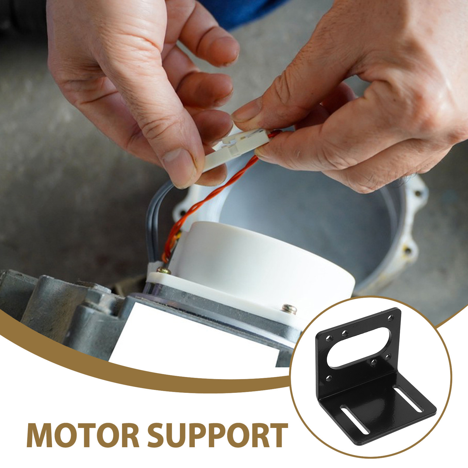 ギアモーター取り付けブラケット 安定したスチール構造 簡単な - Geared Motor のレビューと価格