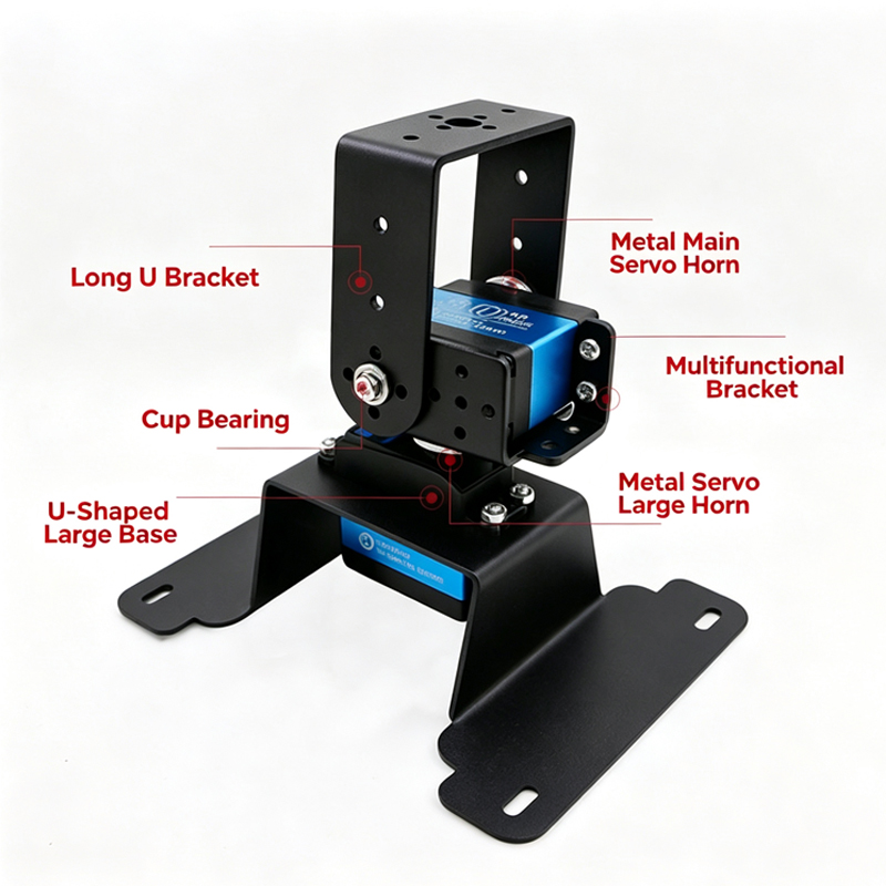 2 DOF パンチルトブラケットキット 金属製マウントホルダ - Servo Pan Tilt のレビューと価格