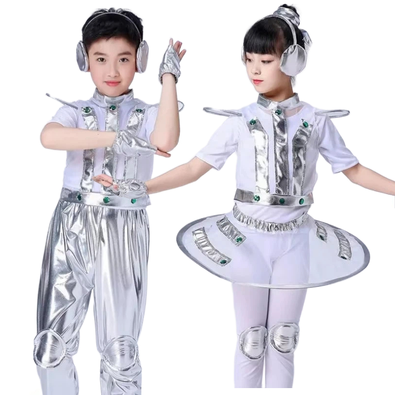 キッズロボット宇宙未来スタイルコスチューム男の子女の子パフォ - Robot Kit のレビューと価格