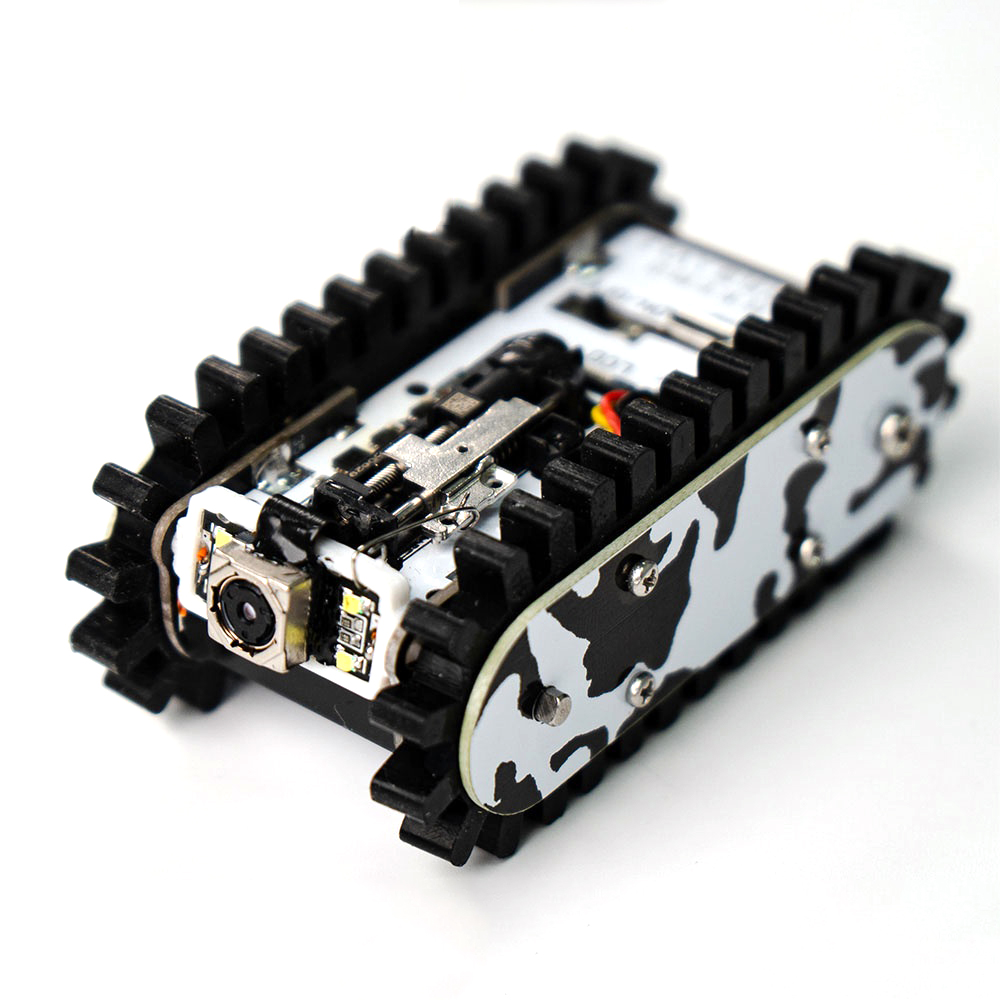 OpenMv-金属製のタンクトップを備えたクローラーシャーシ - Tracked Robot Chassis のレビューと価格