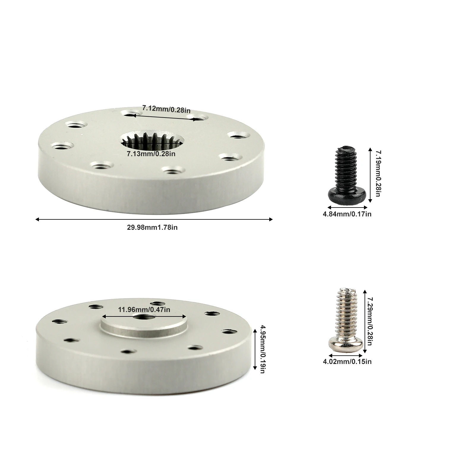 18T 標準ラウンドサーボブラケットメタル、4 セット M2 - Servo Bracket のレビューと価格