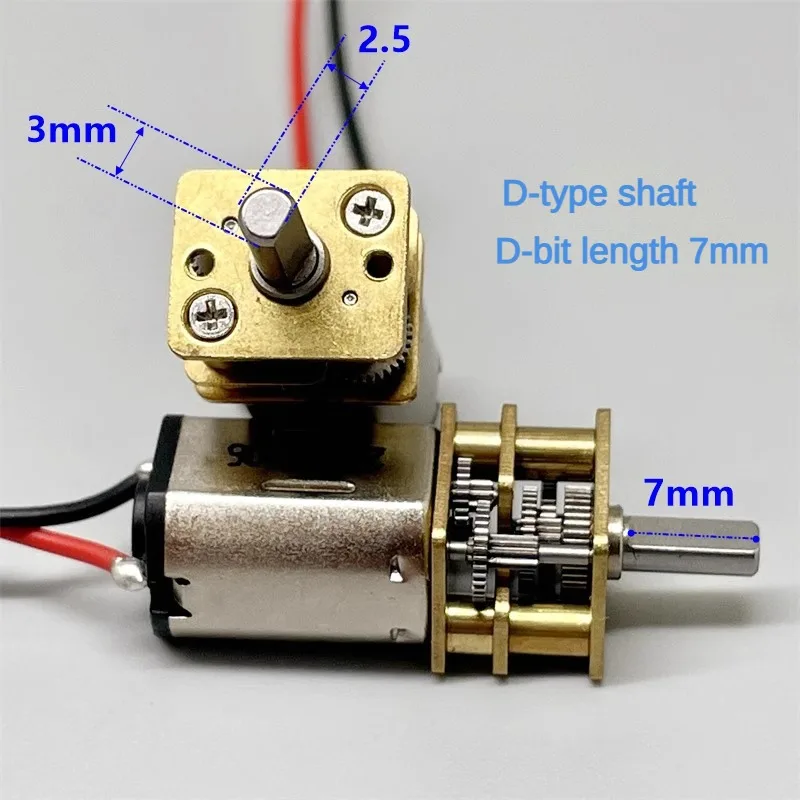 N20 DC 3V 18rpm 6V 36RPM ミニ7mm - Geared Motor のレビューと価格