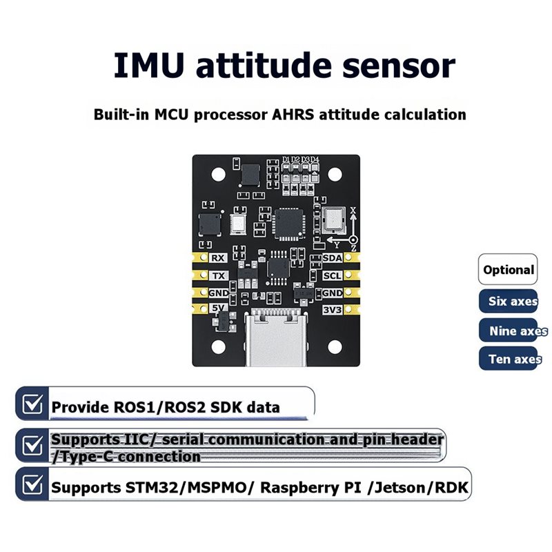 B92B 10軸IMUセンサーモジュール、AHRS姿勢センサ - Stm32 Robot のレビューと価格