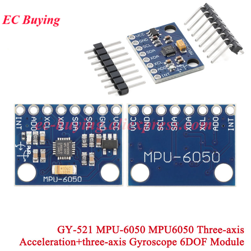 1-10 個 GY-521 MPU-6050 MPU6050 - Accelerometer Mpu6050 のレビューと価格