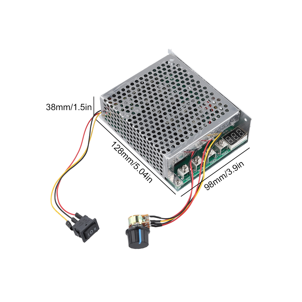 PWM DC モーター速度コントローラー DC 10-55V - Motor Driver Module のレビューと価格