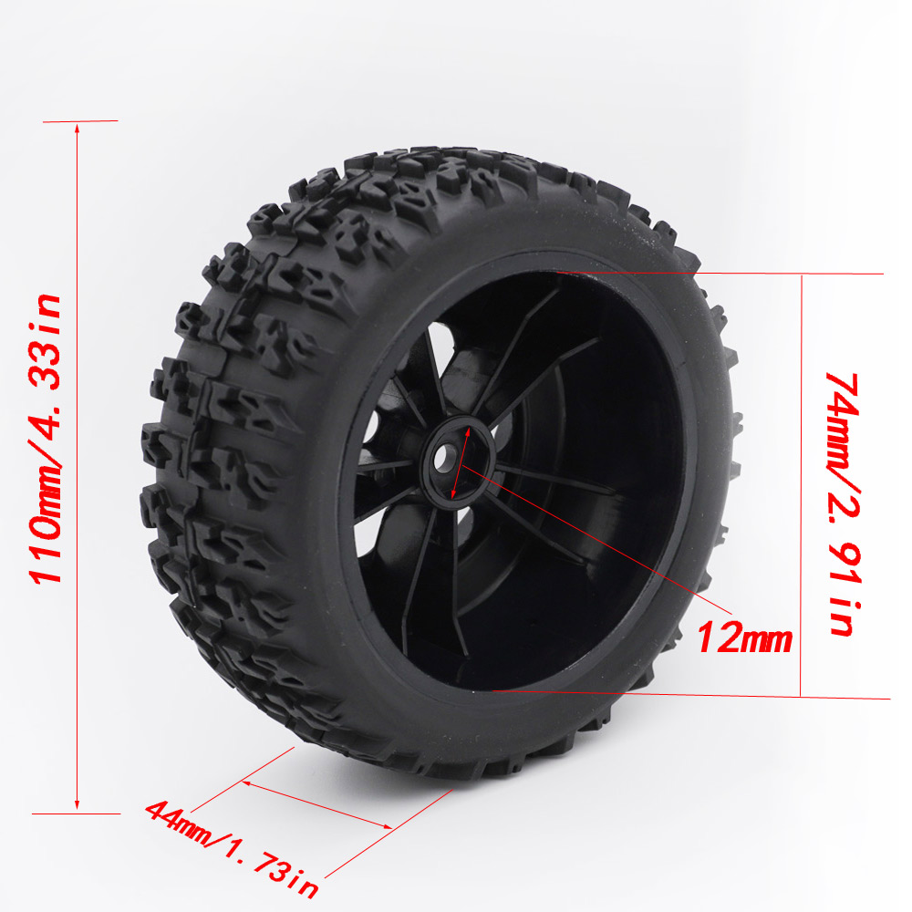 YSIDO 4 個 110 ミリメートル 1/10 ショート - Omni Wheel のレビューと価格