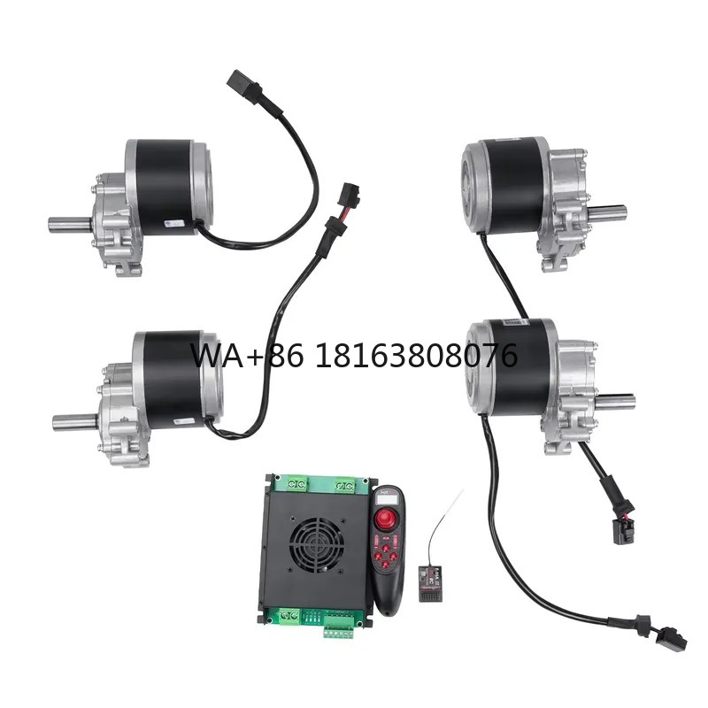 4WDブラシモーターキット 24V 250W 75RPM 1 - Geared Motor のレビューと価格