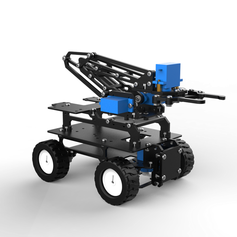 アクリル 4WD ロボットカーモーターアッカーマン全方向追跡 - Tracked Robot Chassis のレビューと価格