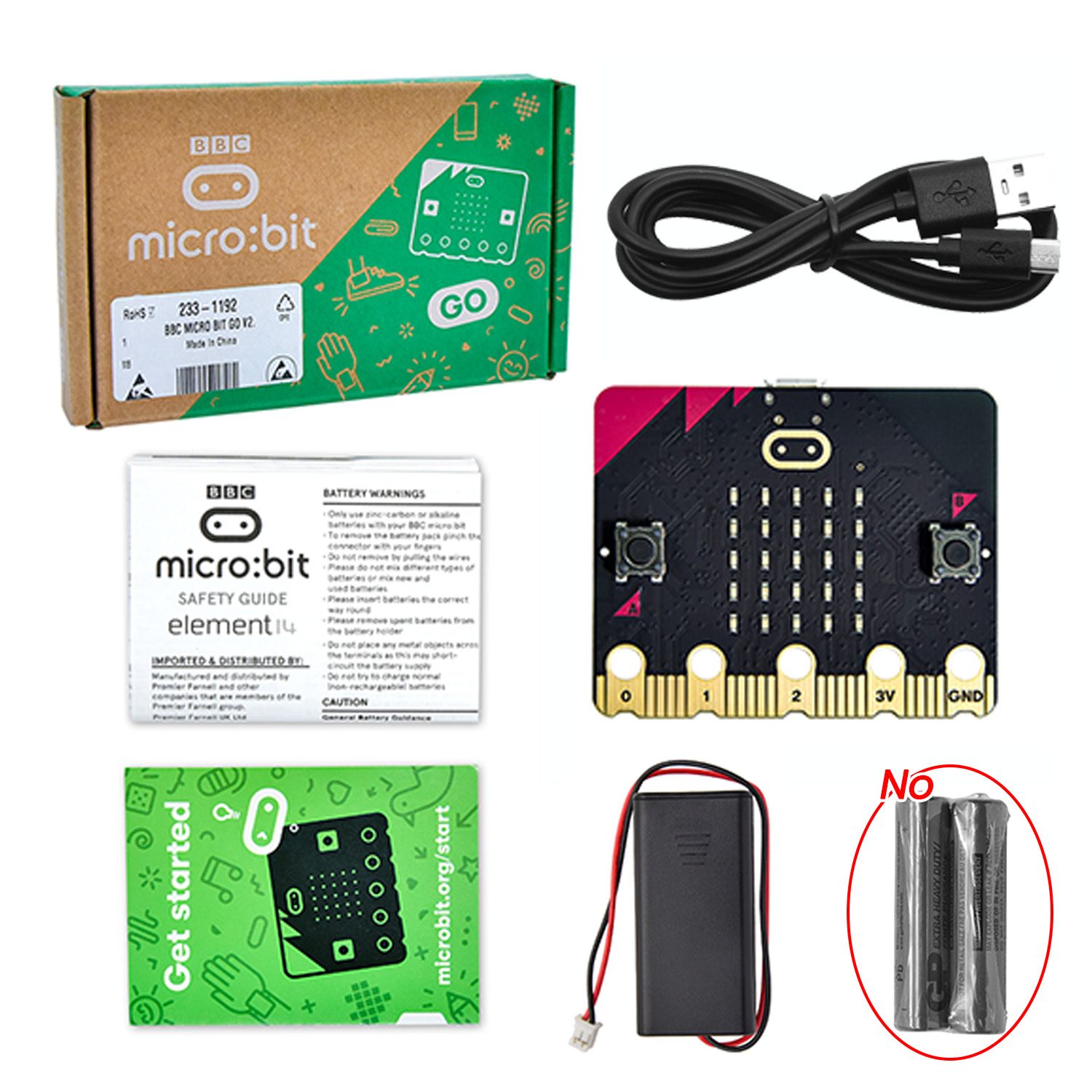 オリジナル BBC マイクロビット V2 開発ボードマイクロ - Microbit Robot のレビューと価格