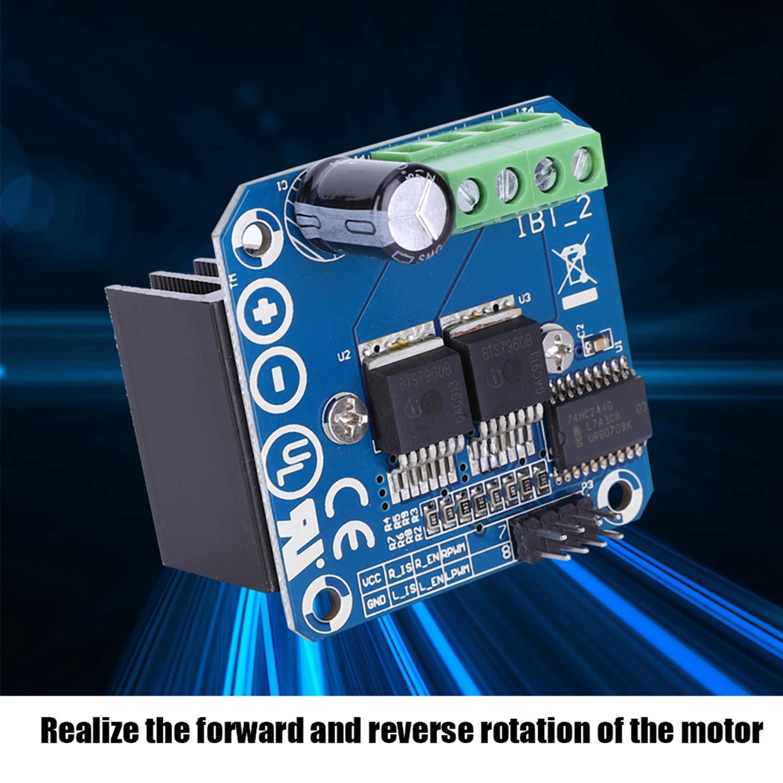 BTS7960 43A モータードライブモジュール モーター - Motor Driver Module のレビューと価格