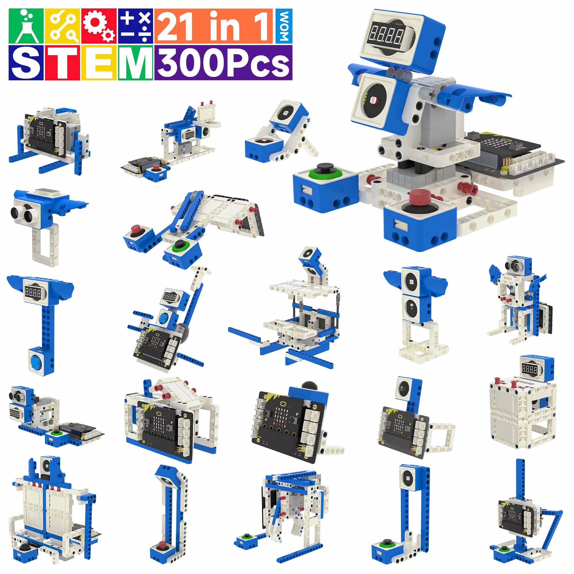 21 in 1 マイクロビット ロボティクス キット DIY - Microbit Robot のレビューと価格