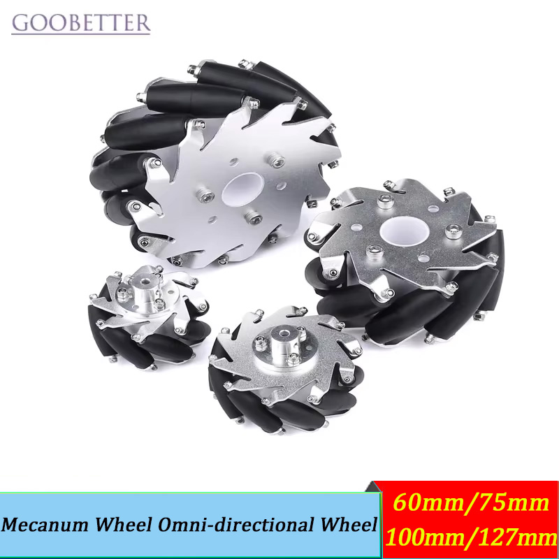 4 個 60-127mm メカナムホイール全方向 ROS ロ - Omni Wheel のレビューと価格
