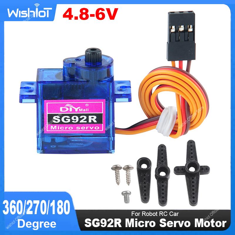 SG92R マイクロサーボモーター 4.8-6V 360/2 - Servo Pan Tilt のレビューと価格