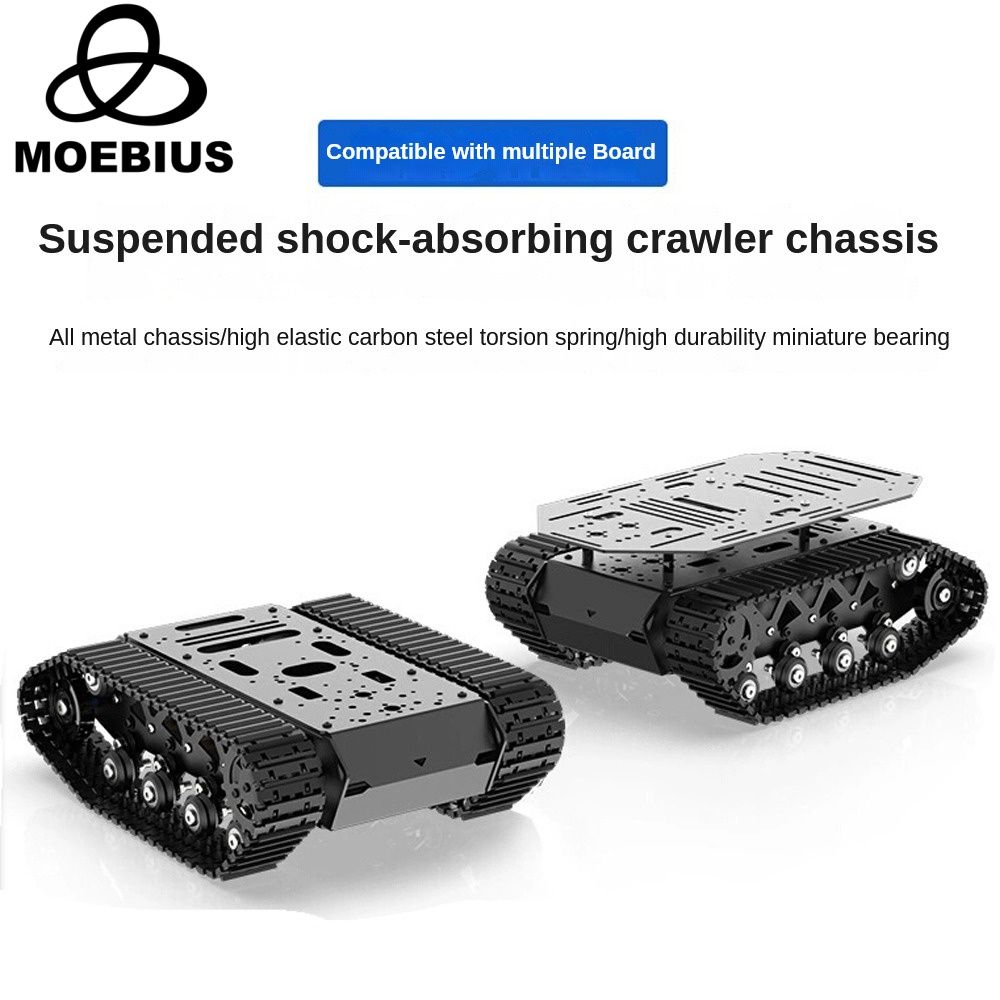 衝撃吸収金属タンクシャーシ,サスペンション付き,コーディング - Tracked Robot Chassis のレビューと価格