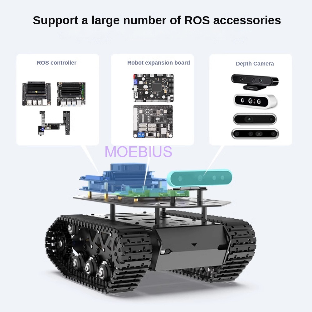 衝撃吸収金属タンクシャーシ,サスペンション付き,コーディング - Tracked Robot Chassis のレビューと価格