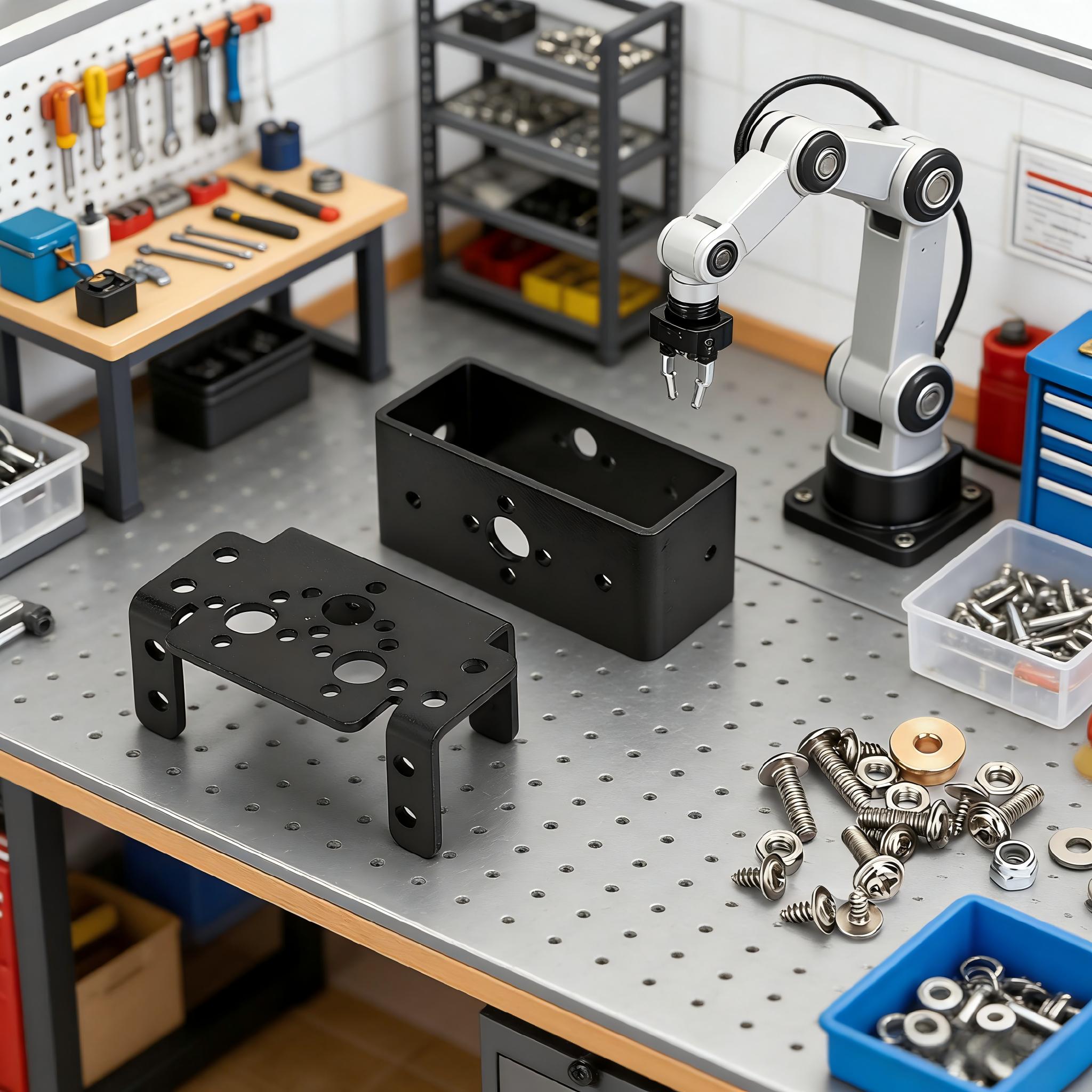 MG995 MG996R サーボモーターブラケット金属パンチ - Servo Pan Tilt のレビューと価格